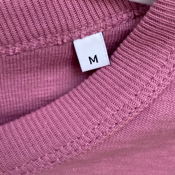 RARE Cozy NN07 Lightweight Sweatshirt in Muted Rose, Sz. M - Picture 3 of 5